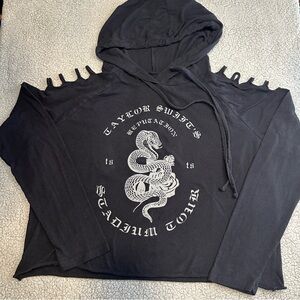Taylor Swift Reputation Stadium Tour Hoodie Small Black Concert Merch